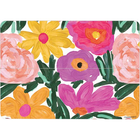 Bouffants and Broken Hearts Painterly Garden Surface Laptop Studio Skin